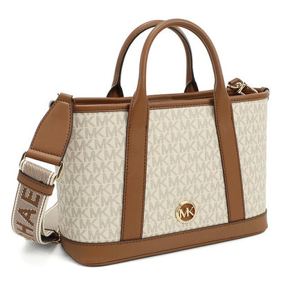マイケル・コース トートバッグ レディース ブランド MICHAEL KORS LUISA インドネシア 30R4G99T1V VANILLA-LUGG ホワイト系 ブラウン系 バッグ MIK30R4G99T1V011