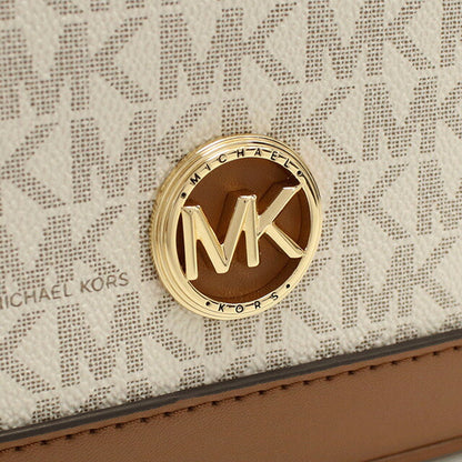 マイケル・コース トートバッグ レディース ブランド MICHAEL KORS LUISA インドネシア 30R4G99T1V VANILLA-LUGG ホワイト系 ブラウン系 バッグ MIK30R4G99T1V011