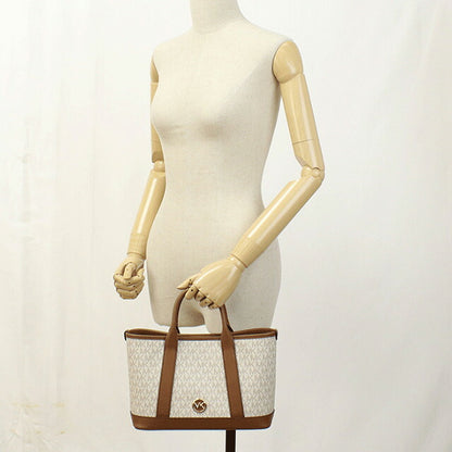 マイケル・コース トートバッグ レディース ブランド MICHAEL KORS LUISA インドネシア 30R4G99T1V VANILLA-LUGG ホワイト系 ブラウン系 バッグ MIK30R4G99T1V011