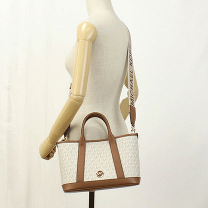 マイケル・コース トートバッグ レディース ブランド MICHAEL KORS LUISA インドネシア 30R4G99T1V VANILLA-LUGG ホワイト系 ブラウン系 バッグ MIK30R4G99T1V011