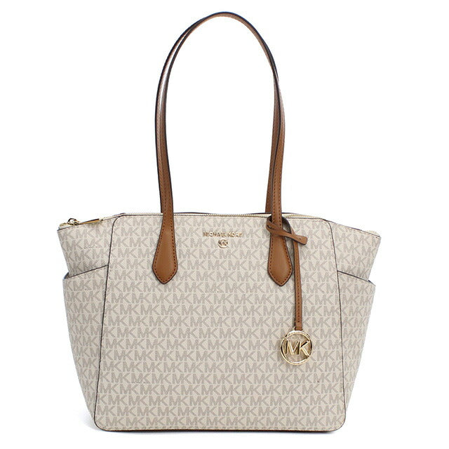 マイケルコース トートバッグ レディース ブランド Michael Kors MARILYN ミャンマー 30S2G6AT2B VANILLA-ACRN　ホワイト系 ブラウン系 MIK30S2G6AT2B011