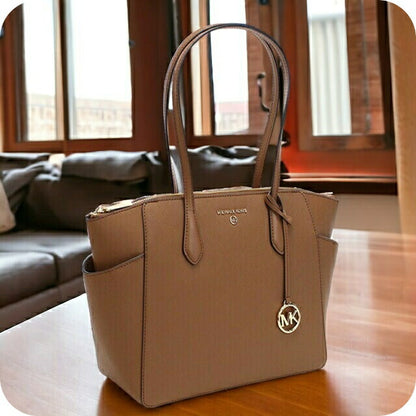 マイケルコース トートバッグ レディース ブランド MICHAEL KORS レザー ミャンマー 30S2G6AT2L LUGGAGE ブラウン系 バッグ MIK30S2G6AT2L021