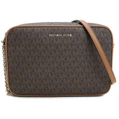 マイケルコース 斜め掛け ショルダーバッグ レディース ブランド MICHAEL KORS JET SET 32F1GJ6C7B ブラウン MIK32F1GJ6C7B021