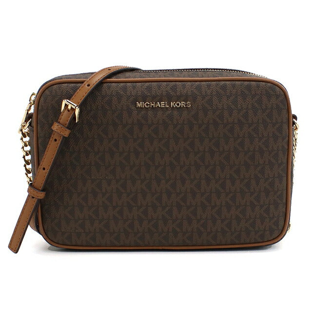 マイケルコース 斜め掛け ショルダーバッグ レディース ブランド MICHAEL KORS JET SET 32F1GJ6C7B ブラウン MIK32F1GJ6C7B021