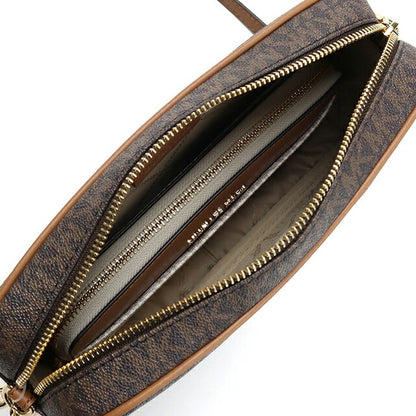 マイケルコース 斜め掛け ショルダーバッグ レディース ブランド MICHAEL KORS JET SET 32F1GJ6C7B ブラウン MIK32F1GJ6C7B021