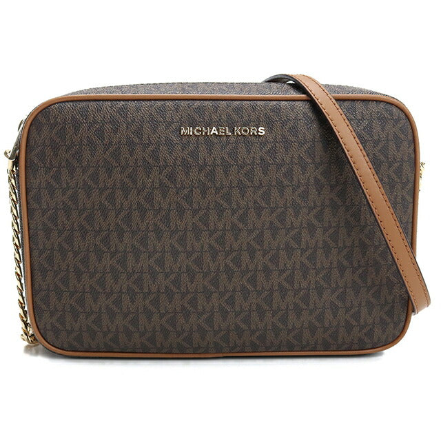 マイケルコース 斜め掛け ショルダーバッグ レディース ブランド MICHAEL KORS JET SET 32F1GJ6C7B ブラウン MIK32F1GJ6C7B021