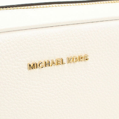 マイケルコース 斜め掛け ショルダーバッグ レディース ブランド MICHAEL KORS JET SET  レザー 32F7GGNM8L ホワイト MIK32F7GGNM8L091