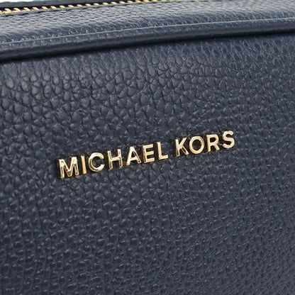 マイケルコース 斜め掛け ショルダーバッグ レディース ブランド MICHAEL KORS JET SET レザー 32F7GGNM8L ネイビー MIK32F7GGNM8L101