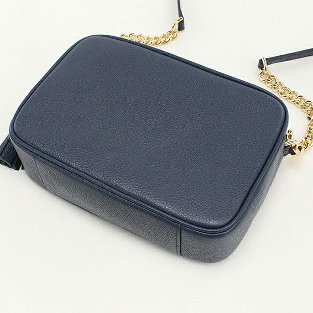 マイケルコース 斜め掛け ショルダーバッグ レディース ブランド MICHAEL KORS JET SET レザー 32F7GGNM8L ネイビー MIK32F7GGNM8L101