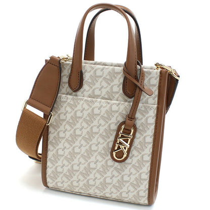 マイケル・コース トートバッグ レディース ブランド MICHAEL KORS GIGI インドネシア 32H3G3GC4B VANILLA-LUGG ホワイト系 ブラウン系 バッグ MIK32H3G3GC4B011