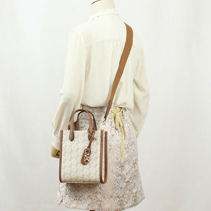 マイケル・コース トートバッグ レディース ブランド MICHAEL KORS GIGI インドネシア 32H3G3GC4B VANILLA-LUGG ホワイト系 ブラウン系 バッグ MIK32H3G3GC4B011