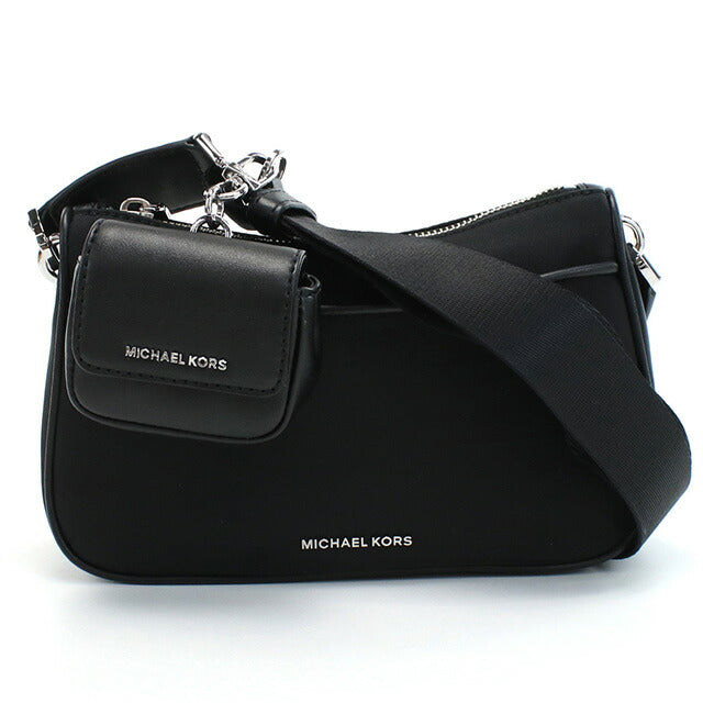 マイケル・コース 斜め掛け ショルダーバッグ レディース ブランド MICHAEL KORS JET SET インドネシア 32R3SJ6C8C BLACK MIK32R3SJ6C8C011