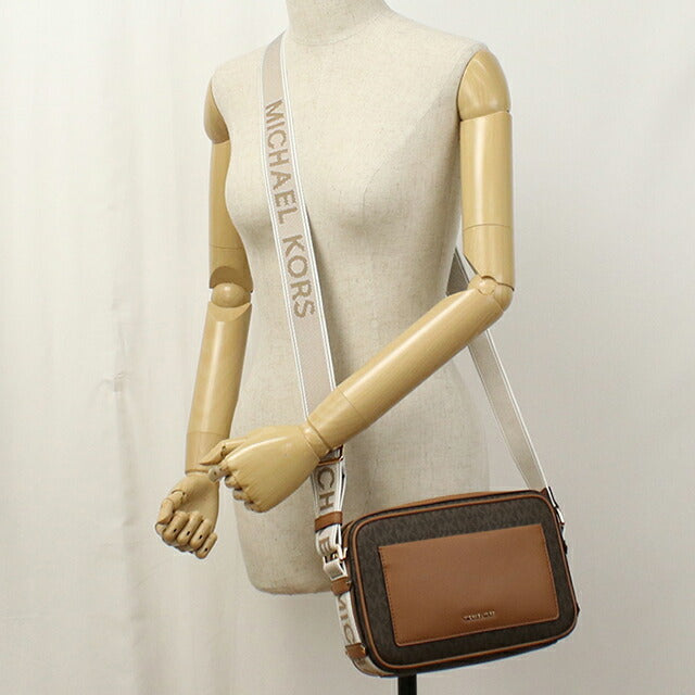 マイケルコース 斜め掛け ショルダーバッグ レディース ブランド MICHAEL KORS MAEVE 32R5G5VC9B ブラウン MIK32R5G5VC9B021