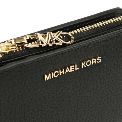 マイケル・コース 二折財布小銭入付き レディース ブランド MICHAEL KORS EMPIRE レザー カンボジア 32S4G8ED7L BLACK ブラック 財布 MIK32S4G8ED7L011