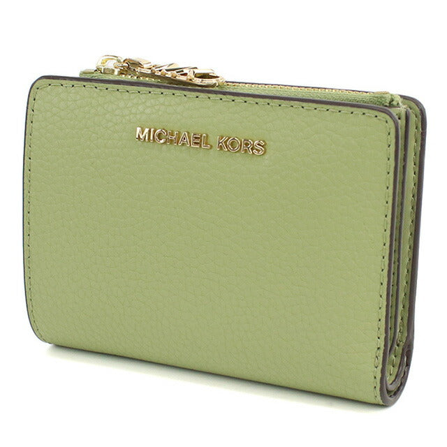 マイケル・コース 二折財布小銭入付き レディース ブランド MICHAEL KORS EMPIRE レザー カンボジア 32S4G8ED7L LIGHT SAGE グリーン系 財布 MIK32S4G8ED7L021