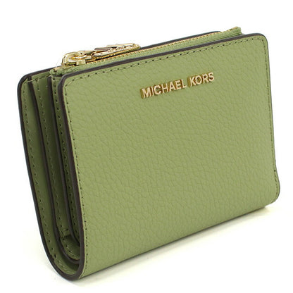 マイケル・コース 二折財布小銭入付き レディース ブランド MICHAEL KORS EMPIRE レザー カンボジア 32S4G8ED7L LIGHT SAGE グリーン系 財布 MIK32S4G8ED7L021
