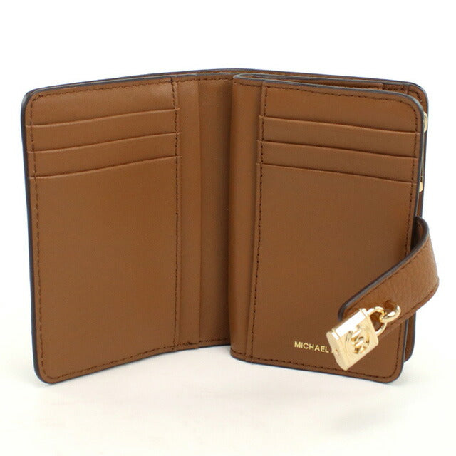 マイケルコース 二折財布小銭入付き レディース ブランド MICHAEL KORS レザー 32S5GETD1L ブラウン 財布 MIK32S5GETD1L021