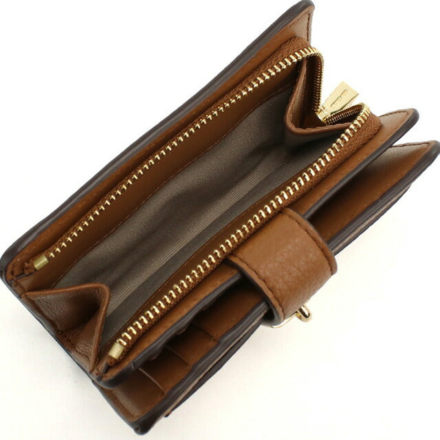 マイケルコース 二折財布小銭入付き レディース ブランド MICHAEL KORS レザー 32S5GETD1L ブラウン 財布 MIK32S5GETD1L021