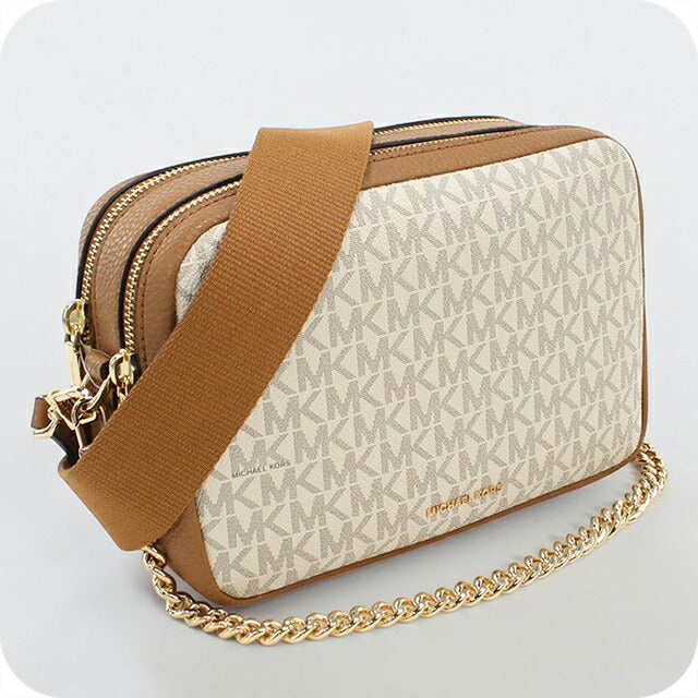 マイケルコース 斜め掛け ショルダーバッグ レディース ブランド MICHAEL KORS BRYANT 2WAY 32S5GYTC5B VANILLA-ACRN MIK32S5GYTC5B021