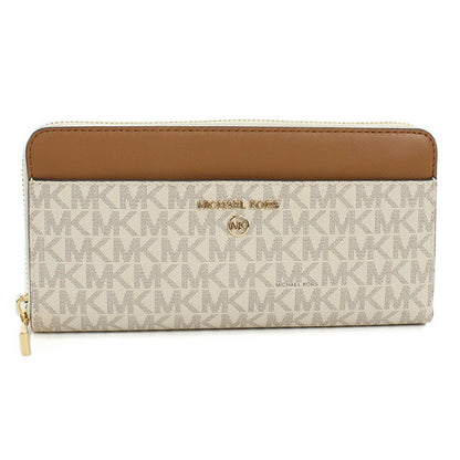 マイケルコース 長財布ラウンドファスナー レディース ブランド MICHAEL KORS JET SET CHARM レザー 32T0GT9E8B ホワイト 財布 MIK32T0GT9E8B011