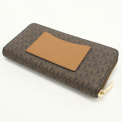 マイケルコース 長財布ラウンドファスナー レディース ブランド MICHAEL KORS JET SET CHARM レザー 32T0GT9E8B ブラウン 財布 MIK32T0GT9E8B021