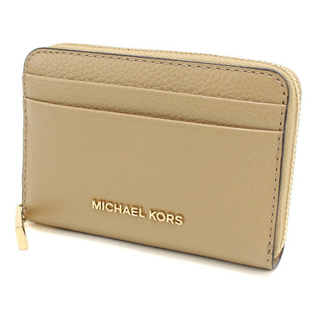 マイケルコース 小銭入れ レディース ブランド MICHAEL KORS JET SET CHARM レザー 32T4GJ6Z5L ベージュ 財布 MIK32T4GJ6Z5L021