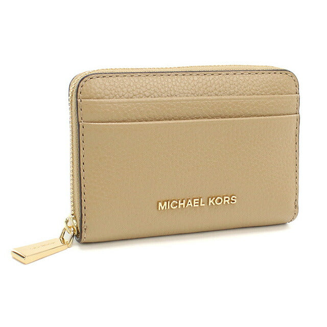マイケルコース 小銭入れ レディース ブランド MICHAEL KORS JET SET CHARM レザー 32T4GJ6Z5L ベージュ 財布 MIK32T4GJ6Z5L021