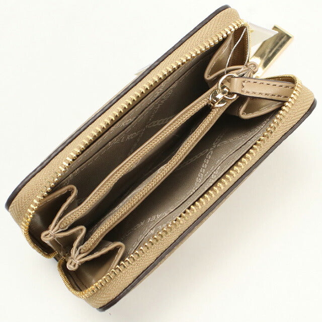 マイケルコース 小銭入れ レディース ブランド MICHAEL KORS JET SET CHARM レザー 32T4GJ6Z5L ベージュ 財布 MIK32T4GJ6Z5L021