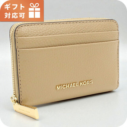 マイケルコース 小銭入れ レディース ブランド MICHAEL KORS JET SET CHARM レザー 32T4GJ6Z5L ベージュ 財布 MIK32T4GJ6Z5L021