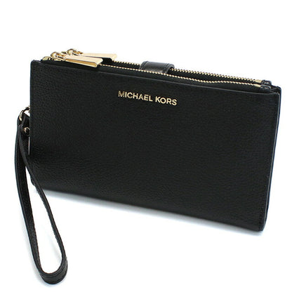 マイケル・コース 長財布ニ折小銭入付き レディース ブランド MICHAEL KORS JET SET レザー ベトナム 34F9GAFW4L BLACK ブラック 財布 MIK34F9GAFW4L011