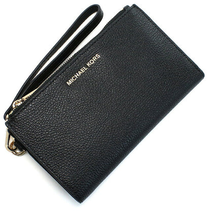 マイケル・コース 長財布ニ折小銭入付き レディース ブランド MICHAEL KORS JET SET レザー ベトナム 34F9GAFW4L BLACK ブラック 財布 MIK34F9GAFW4L011