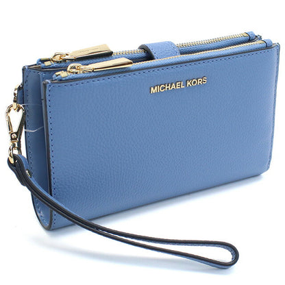 マイケル・コース 長財布ニ折小銭入付き レディース ブランド MICHAEL KORS JET SET レザー ミャンマー 34F9GAFW4L FRENCH BLUE ブルー系 財布 MIK34F9GAFW4L031