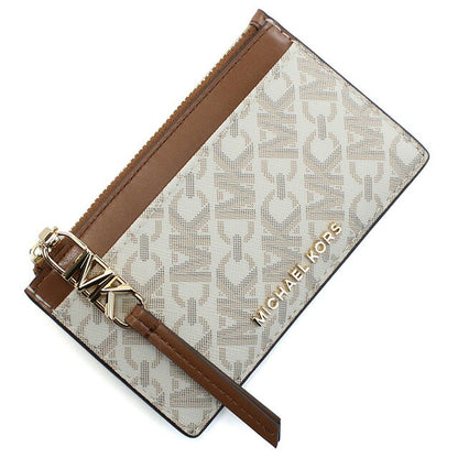 マイケル・コース 小銭入れ レディース ブランド MICHAEL KORS EMPIRE インドネシア 34H3G8ED1B VANILLA-LUGG ホワイト系 ブラウン系 財布 MIK34H3G8ED1B011