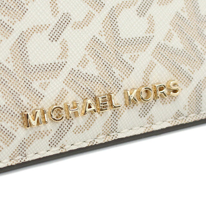 マイケル・コース 小銭入れ レディース ブランド MICHAEL KORS EMPIRE インドネシア 34H3G8ED1B VANILLA-LUGG ホワイト系 ブラウン系 財布 MIK34H3G8ED1B011