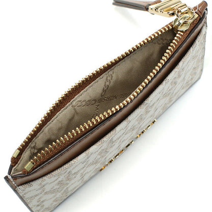 マイケル・コース 小銭入れ レディース ブランド MICHAEL KORS EMPIRE インドネシア 34H3G8ED1B VANILLA-LUGG ホワイト系 ブラウン系 財布 MIK34H3G8ED1B011