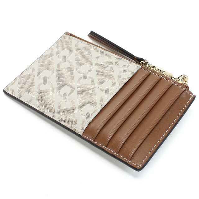 マイケル・コース 小銭入れ レディース ブランド MICHAEL KORS EMPIRE インドネシア 34H3G8ED1B VANILLA-LUGG ホワイト系 ブラウン系 財布 MIK34H3G8ED1B011