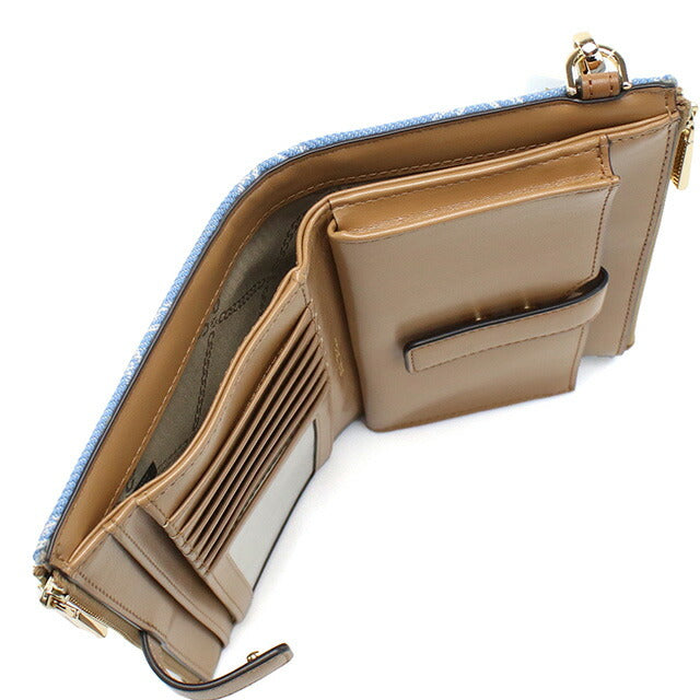 マイケル・コース 長財布ニ折小銭入付き レディース ブランド MICHAEL KORS JET SET ベトナム 34R4GJ6W4U DENIM MULTI ブルー系 財布 MIK34R4GJ6W4U011