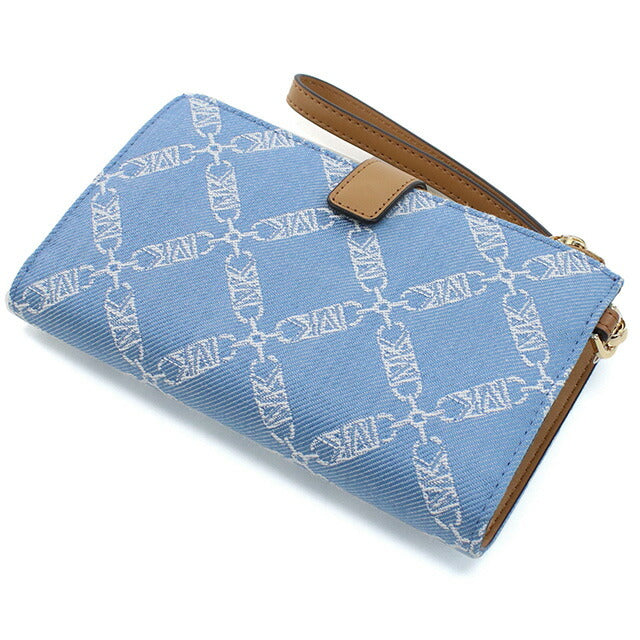 マイケル・コース 長財布ニ折小銭入付き レディース ブランド MICHAEL KORS JET SET ベトナム 34R4GJ6W4U DENIM MULTI ブルー系 財布 MIK34R4GJ6W4U011