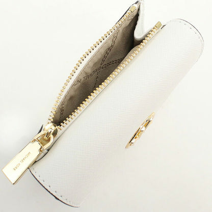 マイケルコース 三折財布小銭入付き レディース ブランド MICHAEL KORS GREENWICH レザー 34S1GNME6L ホワイト 財布 MIK34S1GNME6L051