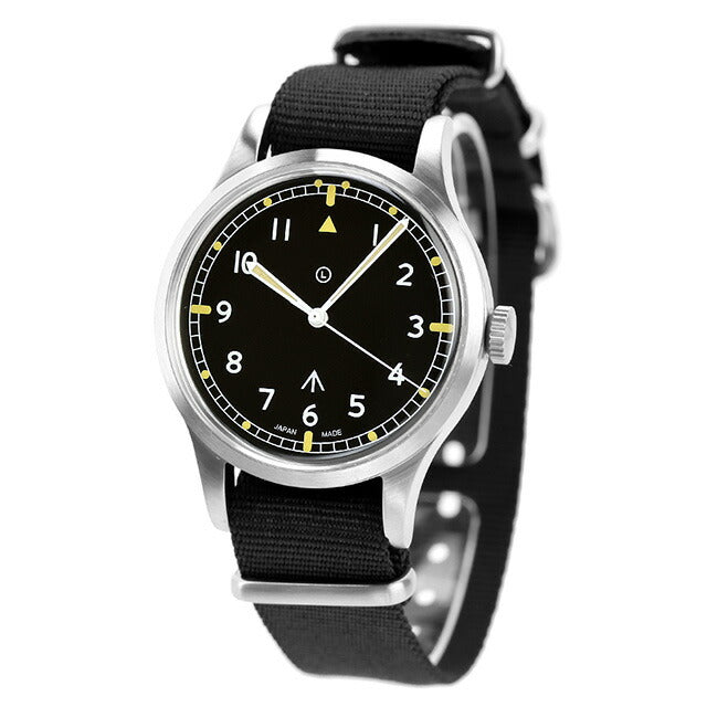 ナバルウォッチ Mil.-06 W10タイプ 38mm 自動巻 ブラック ナバルウォッチ Naval military watch British ROYAL Army 