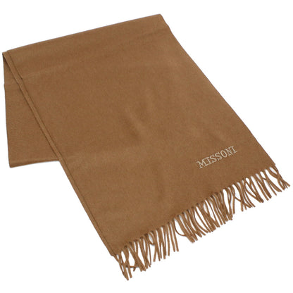 ミッソーニ マフラー ユニセックス カシミア 100% イタリア 6345 BROWN ブラウン系 小物 MIS6345071