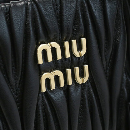 ミュウミュウ ハンドバッグ レディース ブランド MIUMIU レザー イタリア 5BA277 NERO ブラック バッグ MIU5BA277011