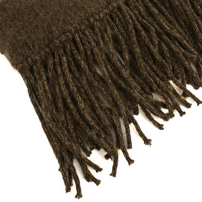 Miu Miu Muffler Unisex Brand MIUMIU 5FS094 Brown Accessory MIU5FS094021