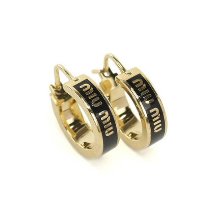 ミュウミュウ ピアス レディース ブランド MIUMIU 5IO103 ブラック アクセサリー MIU5IO103011