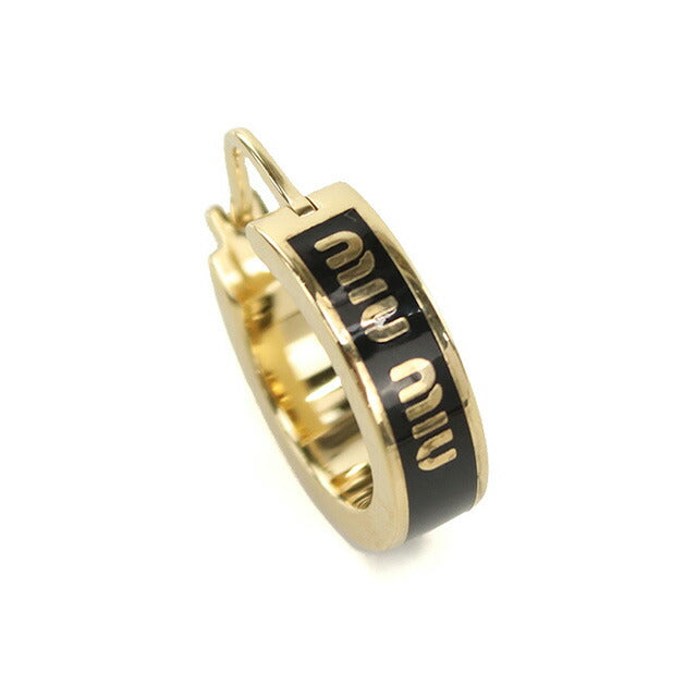 ミュウミュウ ピアス レディース ブランド MIUMIU 5IO103 ブラック アクセサリー MIU5IO103011