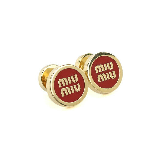 ミュウミュウ ピアス レディース ブランド MIUMIU 5JO912 レッド アクセサリー MIU5JO912011