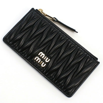 ミュウミュウ 小銭入れ レディース レザー トルコ 5MB006 NERO ブラック 財布 MIU5MB006011