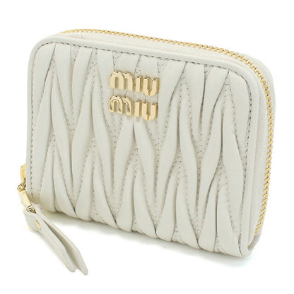 ミュウミュウ 小銭入れ レディース ブランド MIUMIU レザー トルコ 5MM268 BIANCO ホワイト系 財布 MIU5MM268011