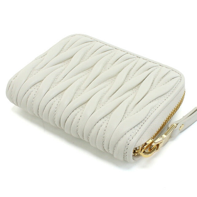 ミュウミュウ 小銭入れ レディース ブランド MIUMIU レザー トルコ 5MM268 BIANCO ホワイト系 財布 MIU5MM268011