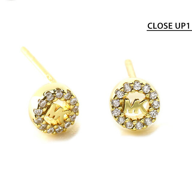 マイケルコース ピアス MICHAEL KORS シルバー925 スタッド ジルコニア 両耳 レディース MKC1033AN710 ゴールド アクセサリー MKC1033AN710